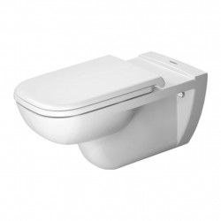 Duravit D-Code - Závěsné WC, bezbariérové, 36x70 cm, bílé 22280900002